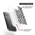 Miniatyrbild 6 av 6: Coque i silikonförstärkt med tryck kompatibel med Apple iPhone 15 Pro Leopard färgglad
