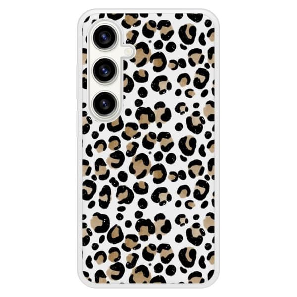 Siliconförstärkt tryckt fodral kompatibelt med Samsung Galaxy S23 FE Leopard