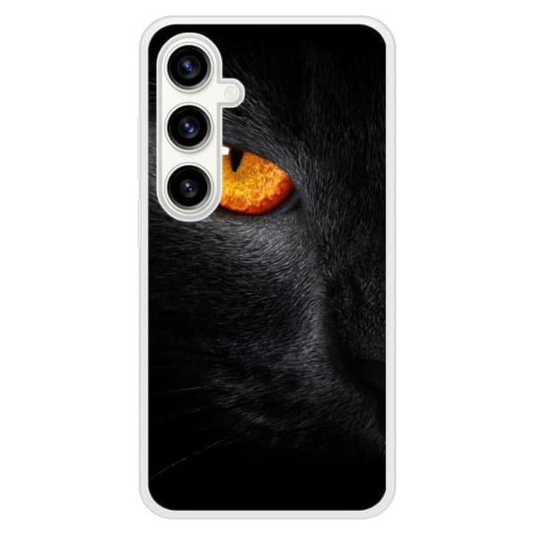 Siliconförstärkt tryckt skal kompatibelt med Samsung Galaxy S23 FE Oeil de Panterre