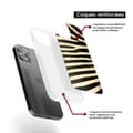 Miniatyrbild 6 av 6: Coque i svetsad silikon som är kompatibel med Apple iPhone 16 Pro Max Zebra