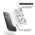 Miniatyrbild 6 av 6: Siliconeförstärkt tryckt skal kompatibelt med Apple iPhone 15 Plus Blommor