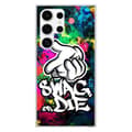 Miniatyrbild 1 av 6: Coque i förstärkt silikon med tryck kompatibel med Samsung Galaxy S24 Ultra Swag or die