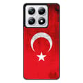 Miniatyrbild 1 av 6: Siliconhölje med förstärkning, tryckt, kompatibel med Xiaomi 14T 4G, Turkiska flaggan