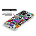 Miniatyrbild 3 av 6: Coque i silikon med förstärkt tryck, kompatibel med Apple iPhone 13 Graffiti 2