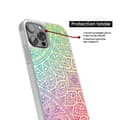 Miniatyrbild 4 av 6: Coque i silikonförstärkt med tryck, kompatibel med Apple iPhone 15 Pro Mandala Pastell