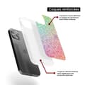 Miniatyrbild 6 av 6: Coque i silikonförstärkt med tryck, kompatibel med Apple iPhone 15 Pro Mandala Pastell
