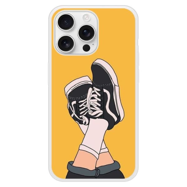 Siliconeförstärkt tryckt skal kompatibel med Apple iPhone 16 Pro Max Sneakers