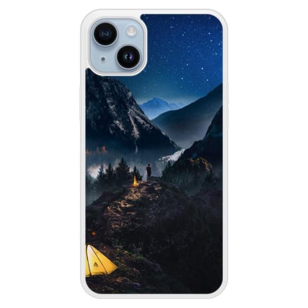 Coque i silikon förstärkt tryckt kompatibel med Apple iPhone 14 Plus Endast i Berg.