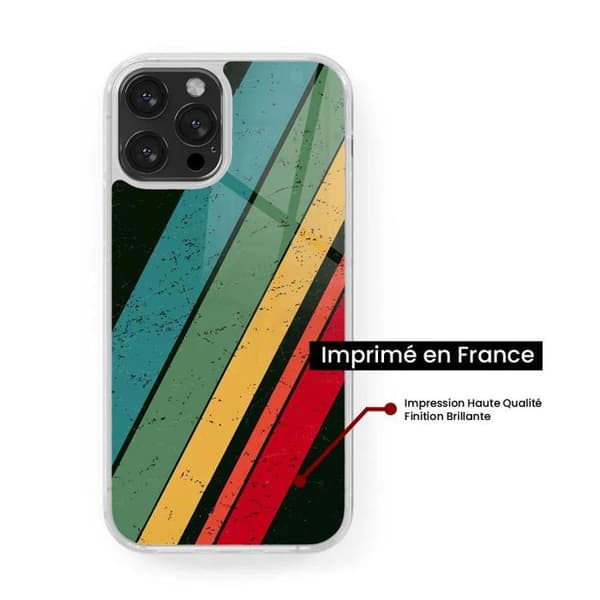 Skyddande silikonfodral med tryck, kompatibelt med Apple iPhone 13 Grunge