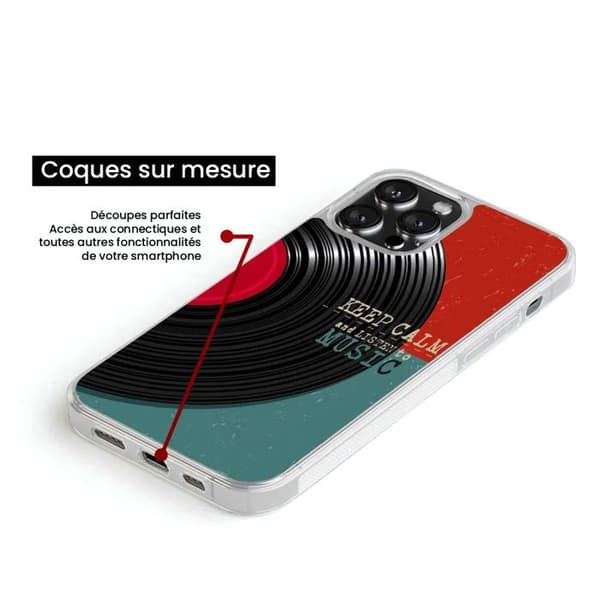 Coque i förstärkt silikon med tryck kompatibel med Samsung Galaxy S23 FE Håll dig lugn