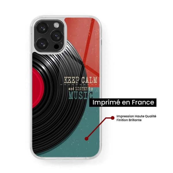 Coque i förstärkt silikon med tryck kompatibel med Samsung Galaxy S23 FE Håll dig lugn