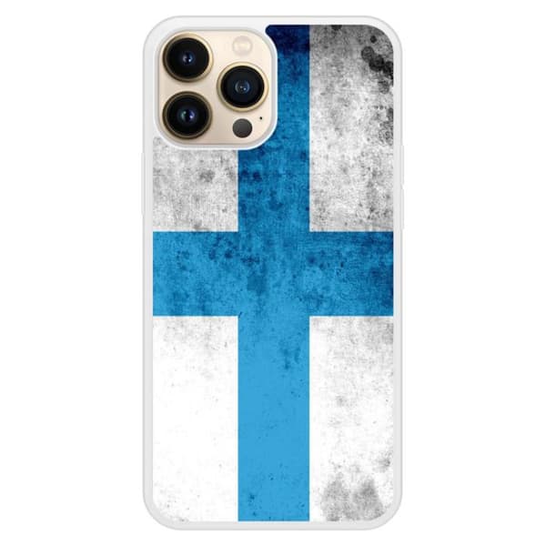 Skyddshölje i förstärkt silikon med tryck, kompatibelt med Apple iPhone 13 Pro Max, Marseille Flagga