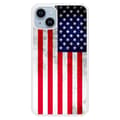 Miniatyrbild 1 av 6: Siliconförstärkt tryckt skal kompatibel med Apple iPhone 14 Plus USA-flaggan
