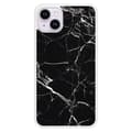 Miniatyrbild 1 av 6: Coque i silikonförstärkt med tryck kompatibel med Apple iPhone 15 Plus Marmor Svart