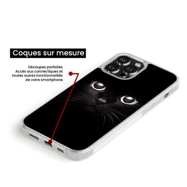 Siliconförstärkt tryckt fodral kompatibelt med Apple iPhone 13 Kattögon