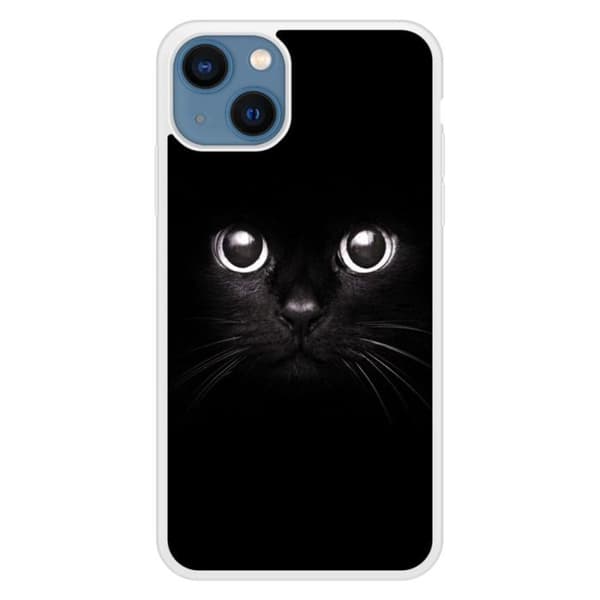 Siliconförstärkt tryckt fodral kompatibelt med Apple iPhone 13 Kattögon