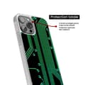 Miniatyrbild 4 av 6: Silikonfodral med förstärkt tryck kompatibel med Apple iPhone 14 Plus Geek-kretstextur