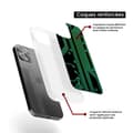 Miniatyrbild 6 av 6: Silikonfodral med förstärkt tryck kompatibel med Apple iPhone 14 Plus Geek-kretstextur