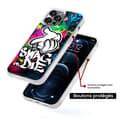 Miniatyrbild 5 av 6: Siliconförstärkt tryckt skal kompatibelt med Apple iPhone 14 Pro Max Swag or die