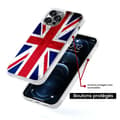 Miniatyrbild 5 av 6: Förstärkt silikonetui med tryck kompatibel med Apple iPhone 13 Mini England flagga