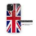 Miniatyrbild 2 av 6: Förstärkt silikonetui med tryck kompatibel med Apple iPhone 13 Mini England flagga