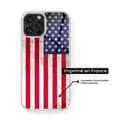 Miniatyrbild 2 av 6: Siliconeförstärkt skal med tryck kompatibelt med Apple iPhone 15 USA-flagga