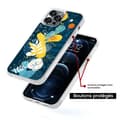 Miniatyrbild 5 av 6: Coque i silikon med förstärkningstryck kompatibel med Apple iPhone 16 Havblommor