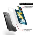 Miniatyrbild 6 av 6: Coque i silikon med förstärkningstryck kompatibel med Apple iPhone 16 Havblommor