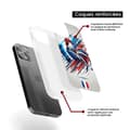 Miniatyrbild 6 av 6: Siliconförstärkt tryckt skal kompatibelt med Apple iPhone 13 Coq Français