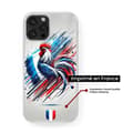 Miniatyrbild 2 av 6: Siliconförstärkt tryckt skal kompatibelt med Apple iPhone 13 Coq Français