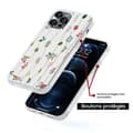 Miniatyrbild 5 av 6: Siliconförstärkt plånbok med tryck kompatibel med Apple iPhone 13 Pro Max Blommotiv