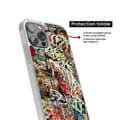 Miniatyrbild 4 av 6: Förstärkt silikonskal med tryck kompatibel med Samsung Galaxy S22 Ultra Graffiti 1