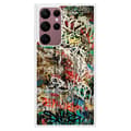 Miniatyrbild 1 av 6: Förstärkt silikonskal med tryck kompatibel med Samsung Galaxy S22 Ultra Graffiti 1