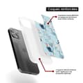 Miniatyrbild 6 av 6: Förstärkt silikonfodral med tryck kompatibelt med Samsung Galaxy S22 Kimono
