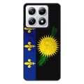 Miniatyrbild 1 av 6: Förstärkt silikonfodral med tryck kompatibelt med Xiaomi 14T 4G Guadeloupe flagga