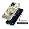 Miniatyrbild 5 av 6: Reinforced silicone skal med tryck kompatibel med Samsung Galaxy S23 Ultra Lionne
