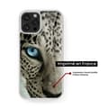 Miniatyrbild 2 av 6: Siliconeförstärkt skal med tryck kompatibel med Apple iPhone 14 Plus Leopardöga