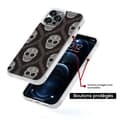 Miniatyrbild 5 av 6: Coque i förstärkt silikon med tryck kompatibel med Samsung Galaxy S24 Ultra Floral skull