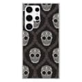 Miniatyrbild 1 av 6: Coque i förstärkt silikon med tryck kompatibel med Samsung Galaxy S24 Ultra Floral skull