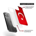 Miniatyrbild 6 av 6: Siliconfodral med förstärkt tryck kompatibel med Samsung Galaxy S24 Ultra Turkiets flagga