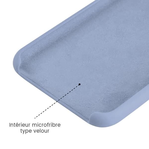 Vanligt Soft Touch Sky Blue silikonfodral som är kompatibelt med Huawei Y6S