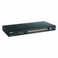 Miniatyrbillede 2 af 3: Switch D-Link DGS-1100-26MPV2/E Sort