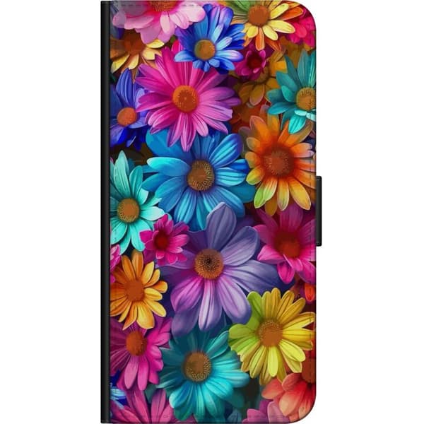 Honor 10 Tegnebogsetui Gerbera Blomster Farverigt Dekoration Blomstmotiv Populær Hjemmeindretning Farverig Vægkunst Design