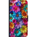 Pikkukuva 3 / 3: Honor 10 Lompakkokotelo Gerbera Kukat Värikäs Koriste Kukka Motiivi Suosittu Kotisisustus Väririkas Seinätaide Suunnittelu