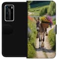Miniatyrbild 1 av 3: Huawei P40 Pro Plånboksfodral Åsna Djurmotiv Rolig Design Naturmotiv Populär Dekor Humor Grafiskt Djurtema Exotiskt
