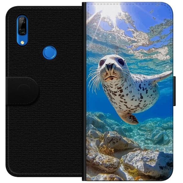Huawei P Smart Z Lompakkokotelo Myynti Meri Uiminen Eläinaihe Luonto Vesimotiivi Sininen Suunnittelu Meriteema Suosittu Motiivi Villieläimet