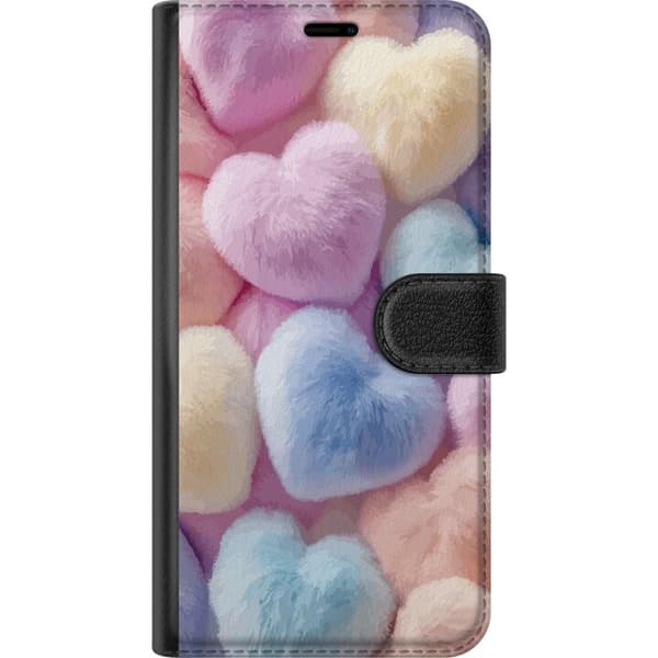 Motorola Moto G05 Plånboksfodral Hjärtan Kärlek Grafisk Design Romantiskt Motiv Populärt Symbol Grafiskt Mönster Dekoration