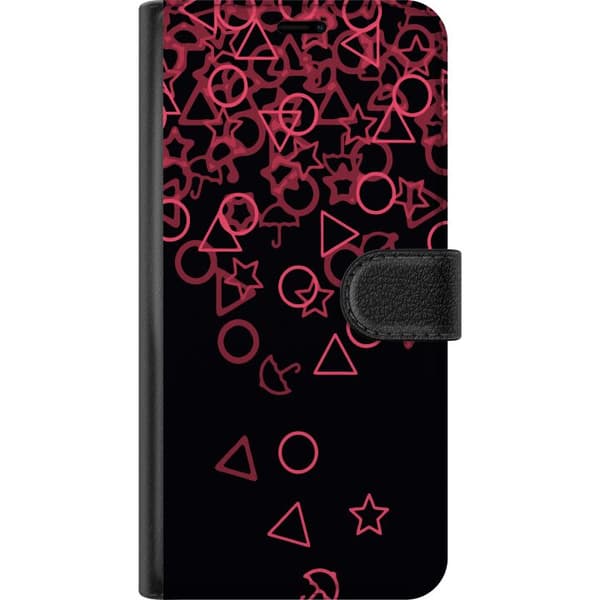 Motorola Moto G73 Lompakkokotelo Squid Game Ikoni Sarja Suosittu TV-peli Ikoni Graafinen Motiivi Aasialainen Trendi Draamasarja