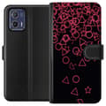 Pikkukuva 1 / 3: Motorola Moto G73 Lompakkokotelo Squid Game Ikoni Sarja Suosittu TV-peli Ikoni Graafinen Motiivi Aasialainen Trendi Draamasarja
