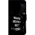 Miniatyrbild 3 av 3: Nokia 3.4 Plånboksfodral Make Money Not Friends Citat Streetwear Textmotiv Trend Pengar Livsstil Grafiskt Motiv Urban Fashion